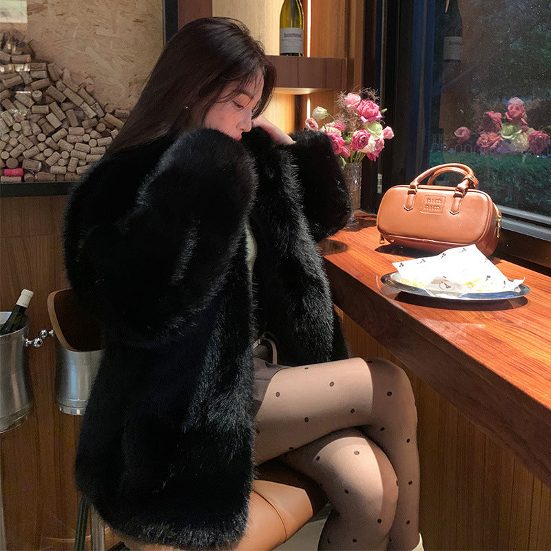 Black coat for women