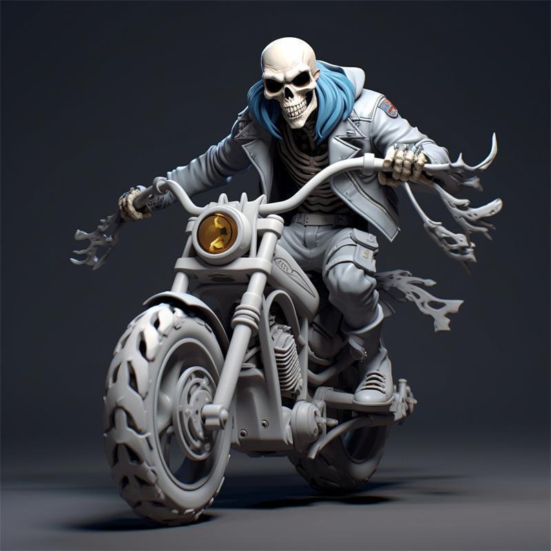 Streetwear skull statues