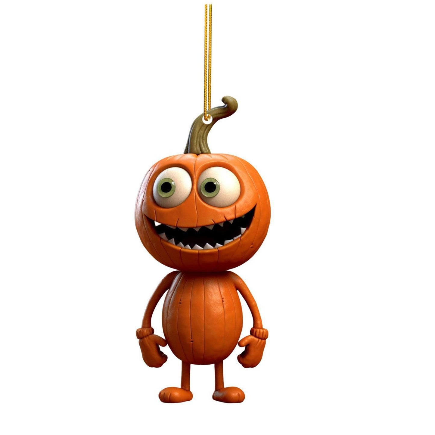 Halloween pumpkin hanging ornament
