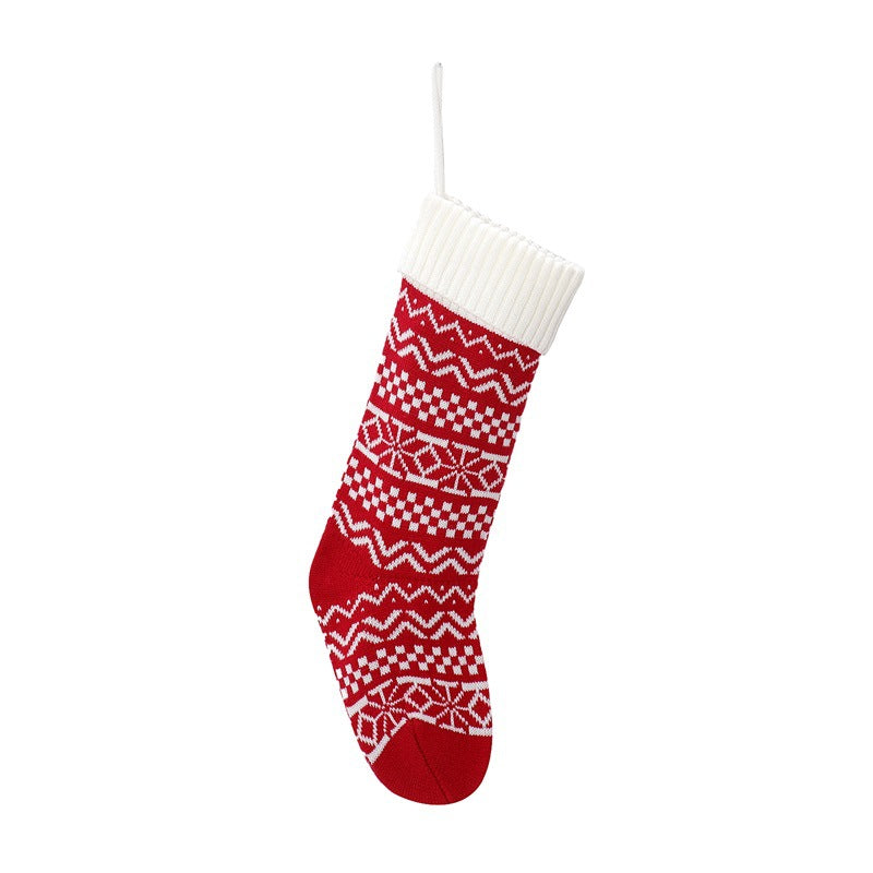 Christmas decorations wool socks