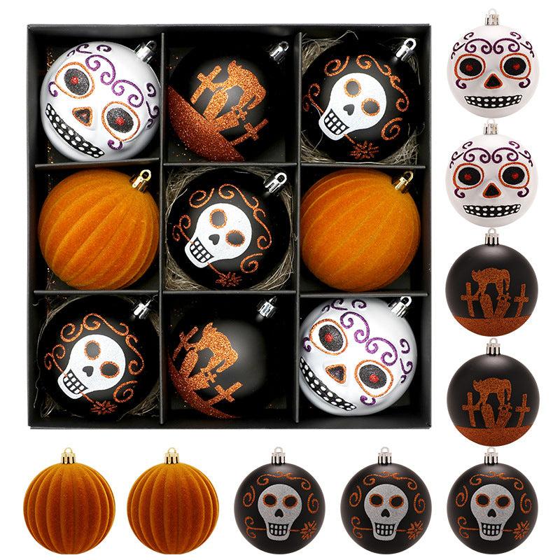 Halloween tree balls set