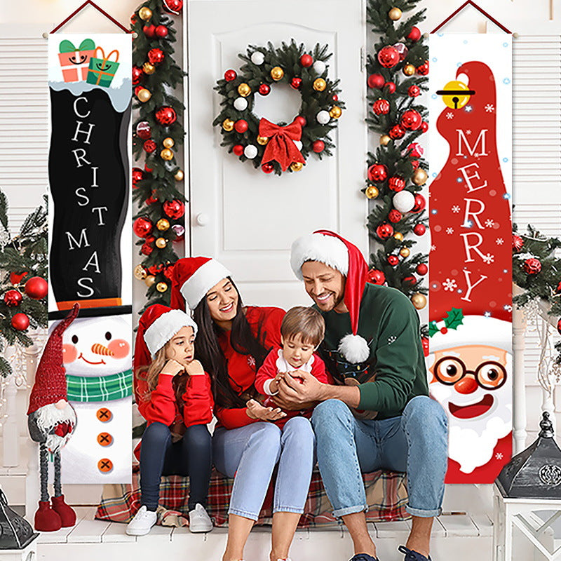 Christmas hanging banner