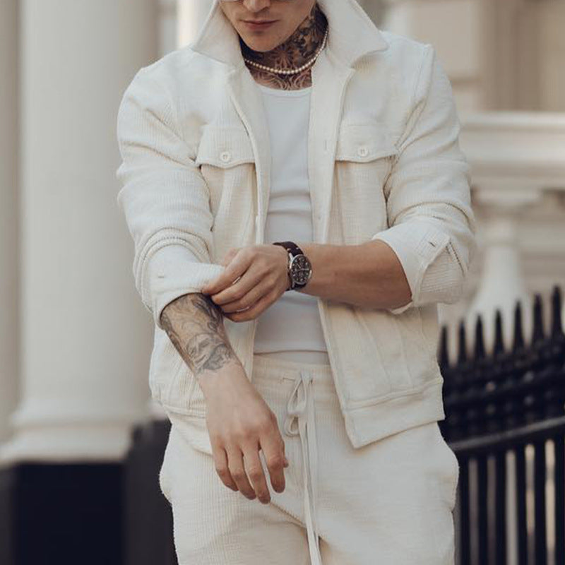 Men jacket white