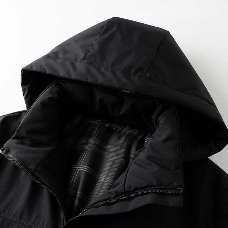 Mansjas Cotton Velvet Padded Verdikte Jas