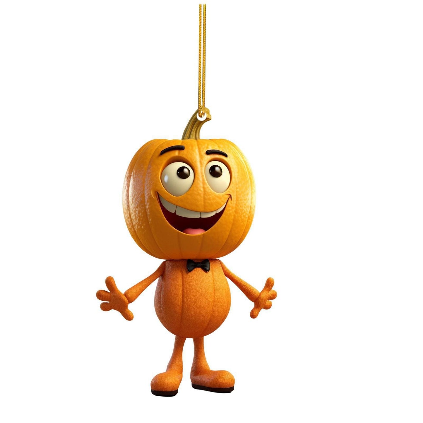 Halloween pumpkin hanging ornament