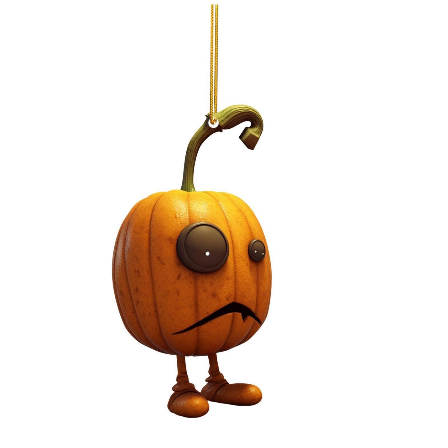 Halloween pumpkin hanging ornament