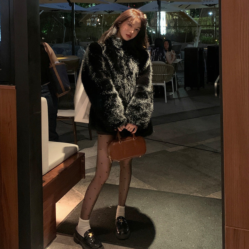 Black coat for women