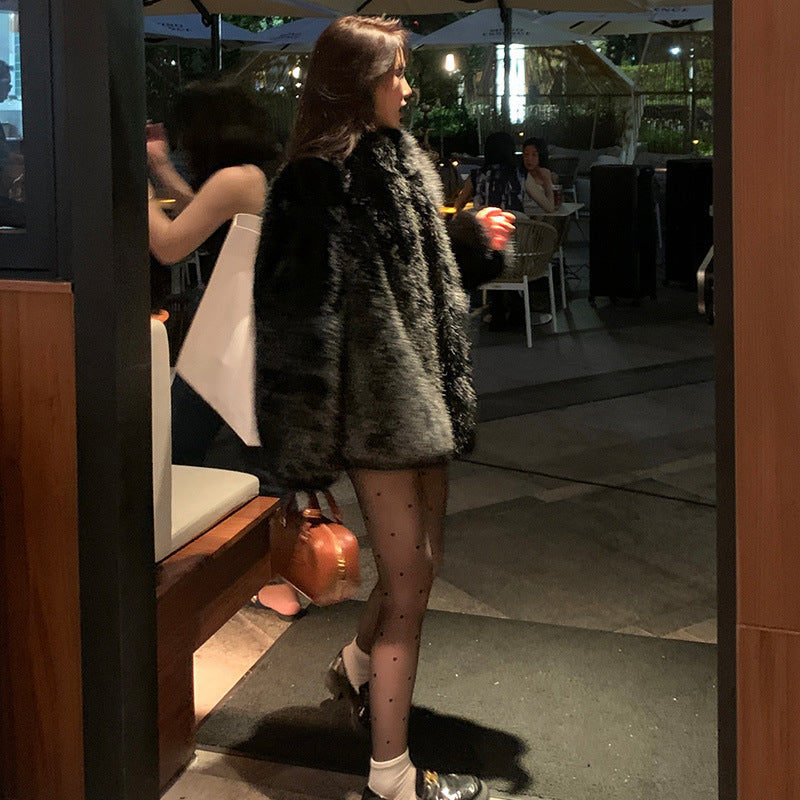 Black coat for women