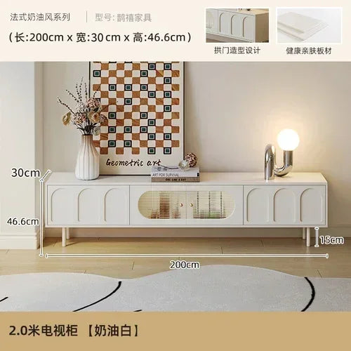 Salon Tv Table Coffee Moderne Design Outdoor Cabinet Tv Stands White Bench Wooden Mobile Tv Furniture Sets