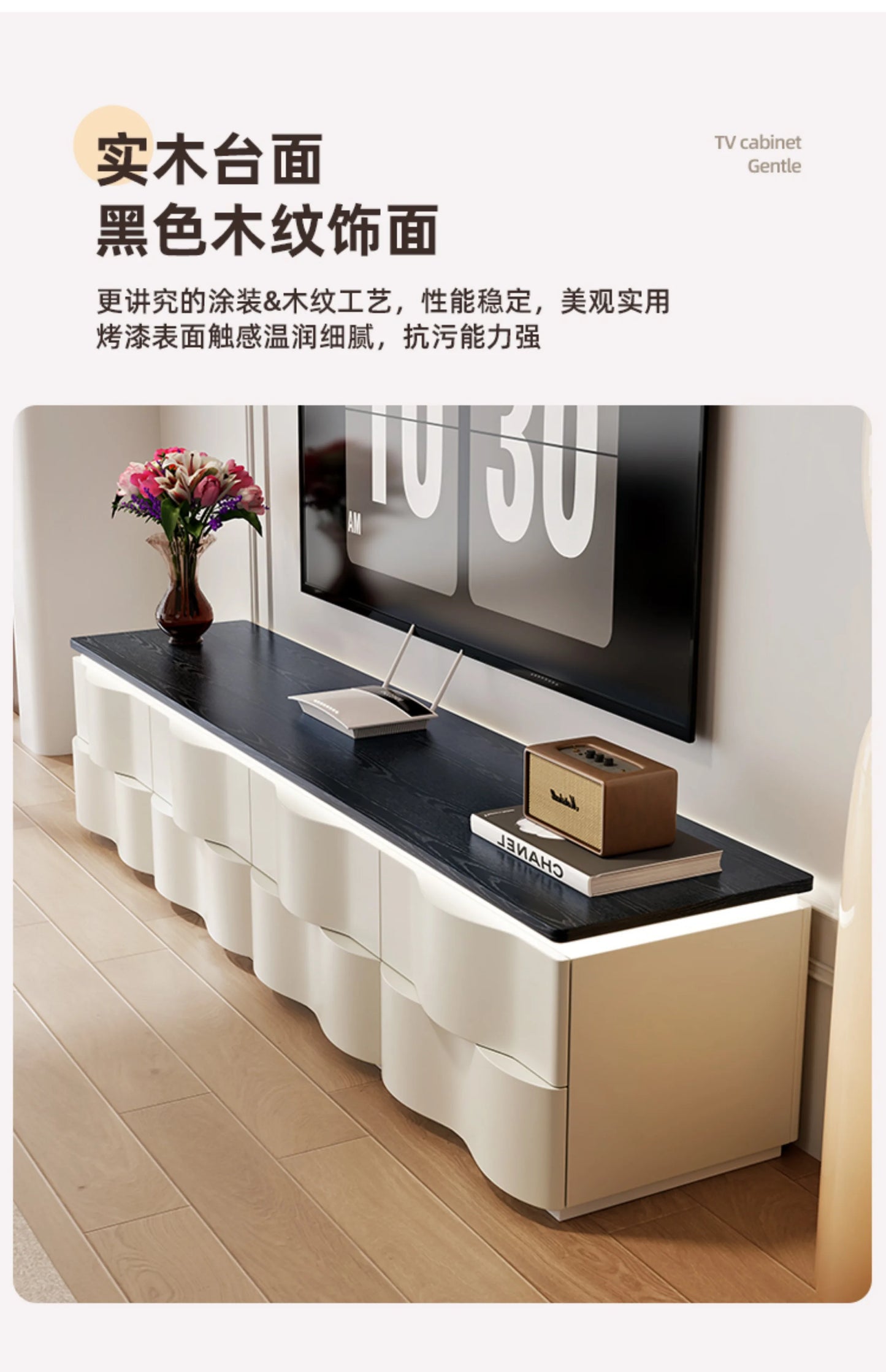 Nordic Creative TV Stands Modern Minimalist Living Room Slate Coffee Table and TV Cabinet Set Designer Home Furniture FYTS