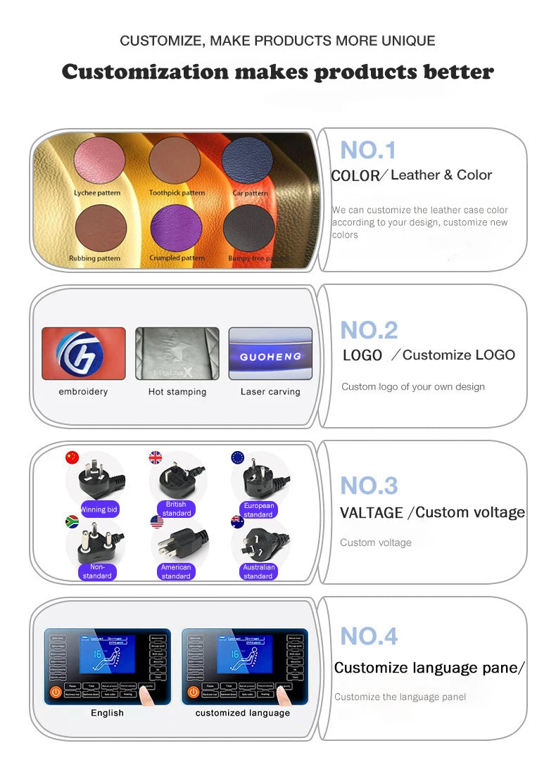 4D+4D Electric Massage Chair Full Body 24 Modes Zero Gravity SL-Track Shiatsu Smart Auto Massage Chairs with Heat System Massage