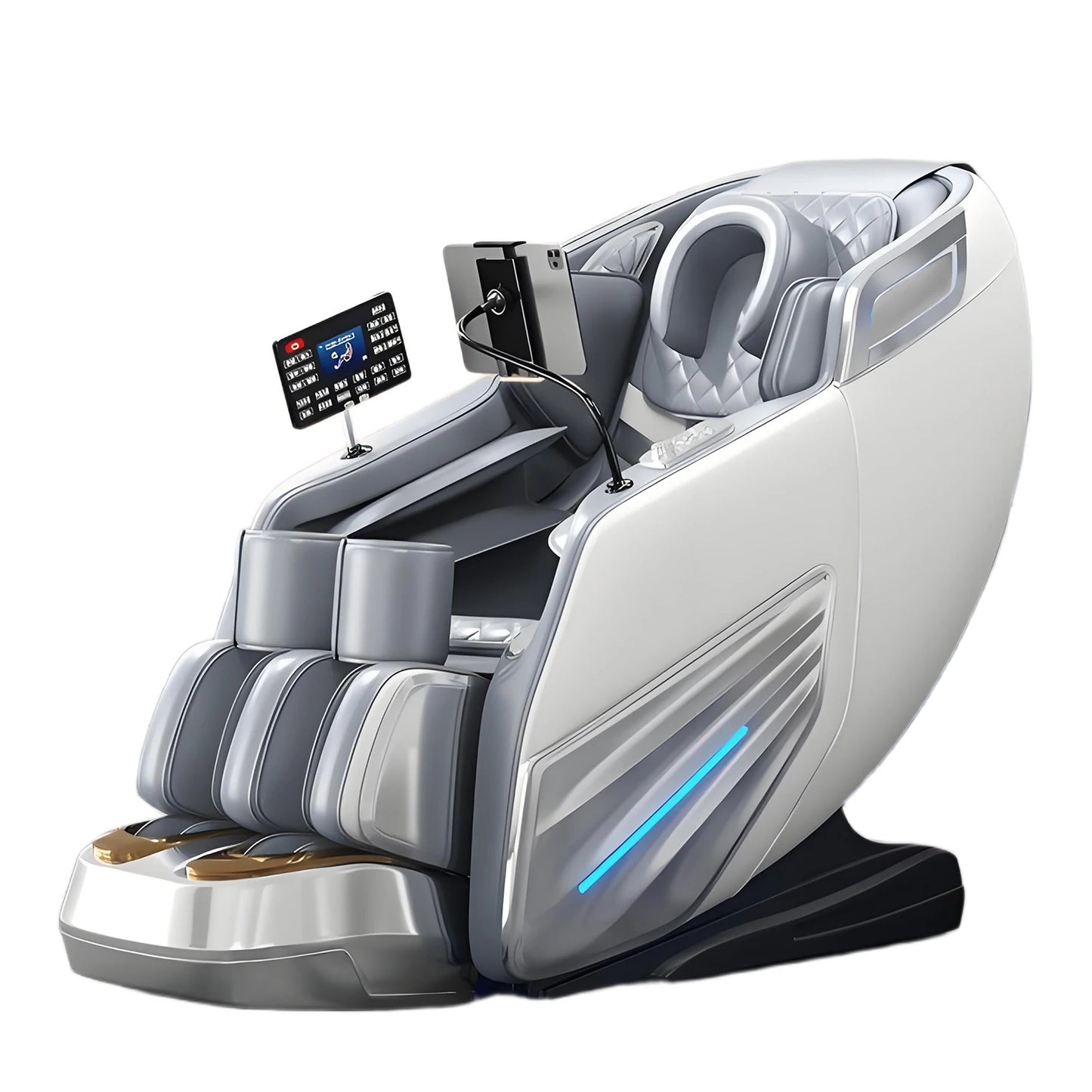2025 Upgrade 6D Jade Rollers Massage Chair w/ SL-Track & AI Voice Control | Zero Gravity Full Body Airbag + Heating System