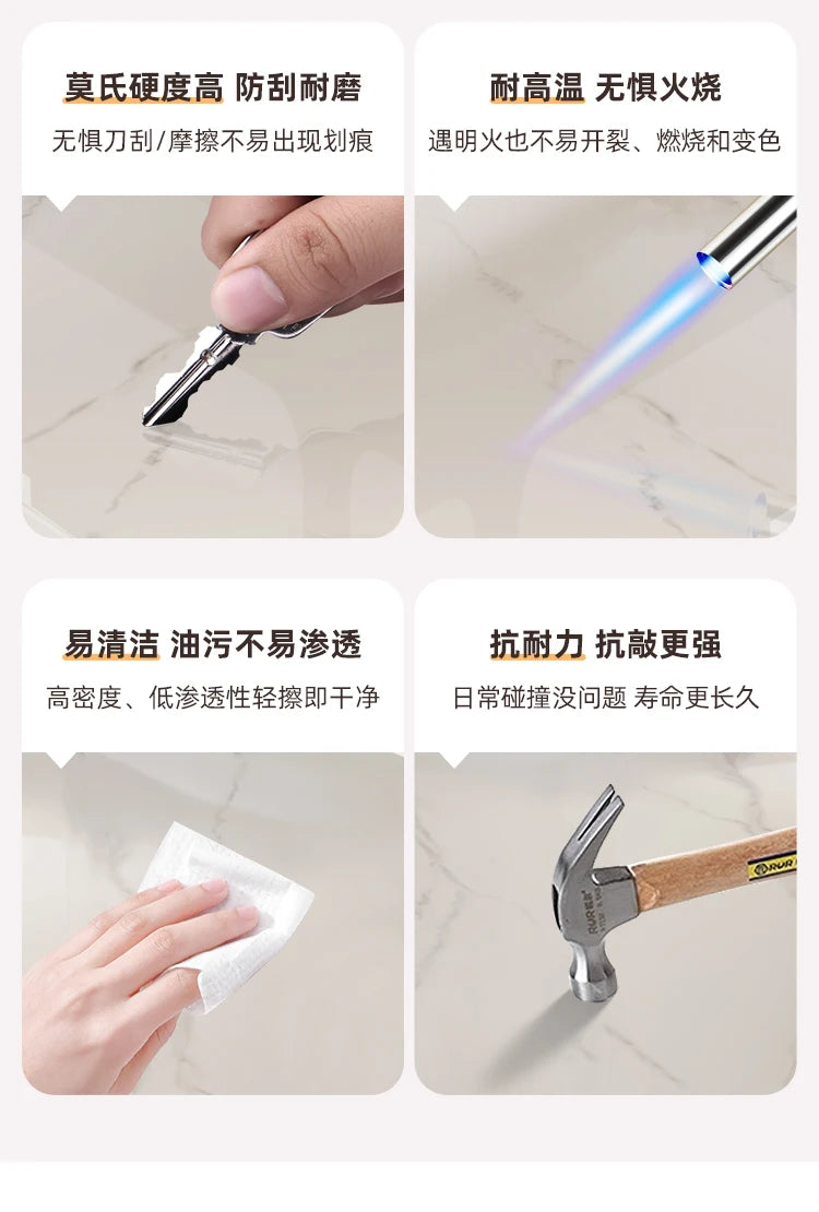 Nordic Creative TV Stands Modern Minimalist Living Room Slate Coffee Table and TV Cabinet Set Designer Home Furniture FYTS