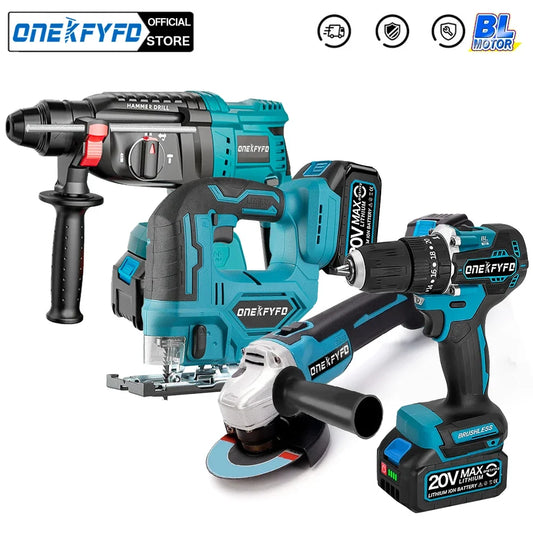 Power tool set 4 in 1