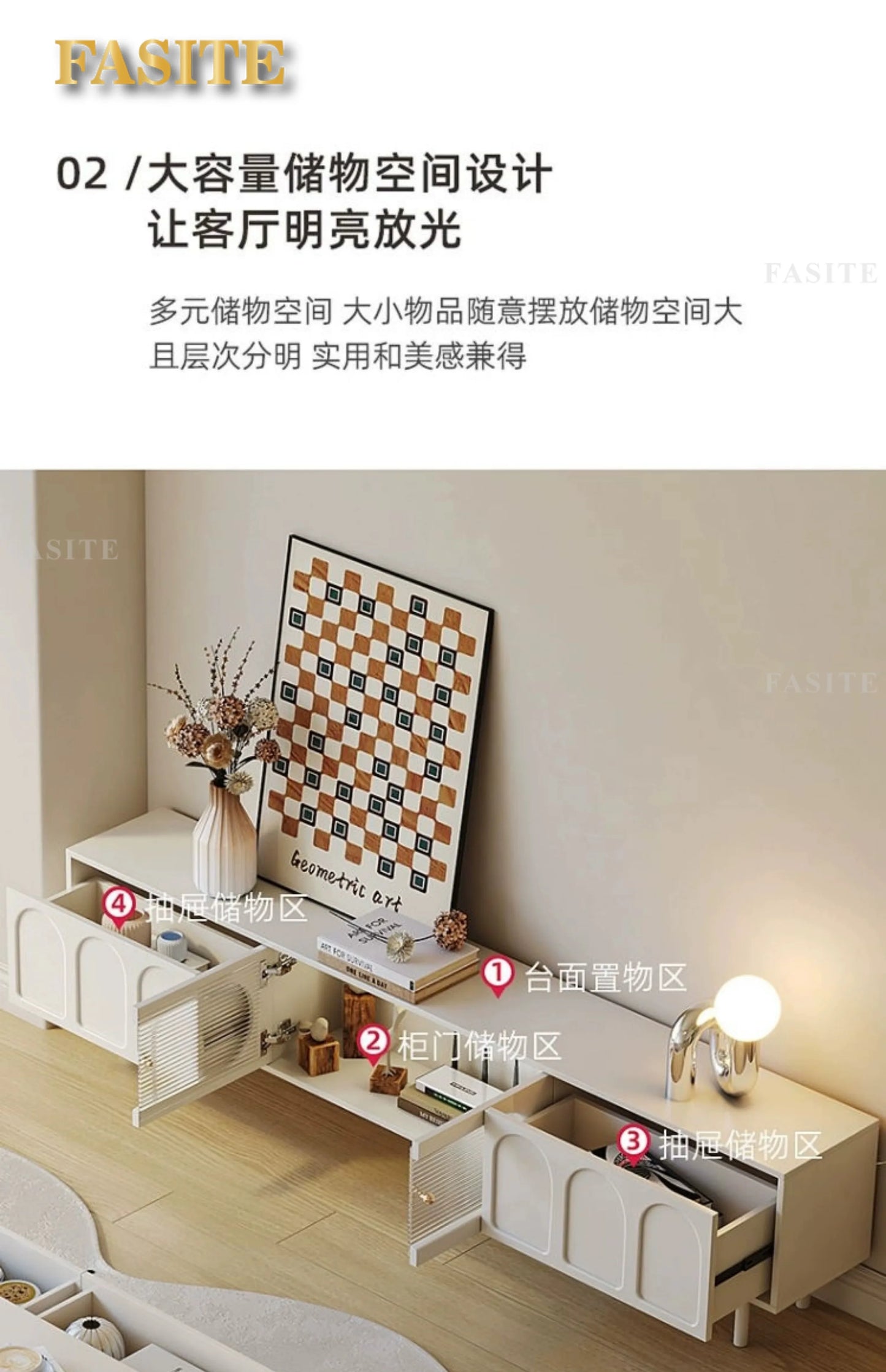 Salon Tv Table Coffee Moderne Design Outdoor Cabinet Tv Stands White Bench Wooden Mobile Tv Furniture Sets