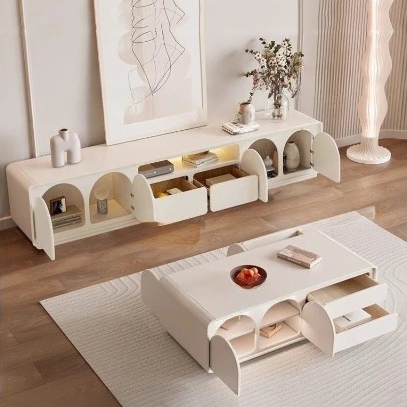 Modern Storage Tv Cabinet Console Bench Nordic Luxury Tv Stand Media Entertainment Meuble Television Salon House Accessories