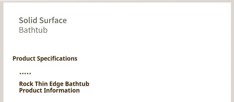 "Luxury Wabi Sabi Stone Texture Bathtub -Handmade One-Piece Artificial Rock Freestanding Tub, Artistic Bath for Home & B&B"