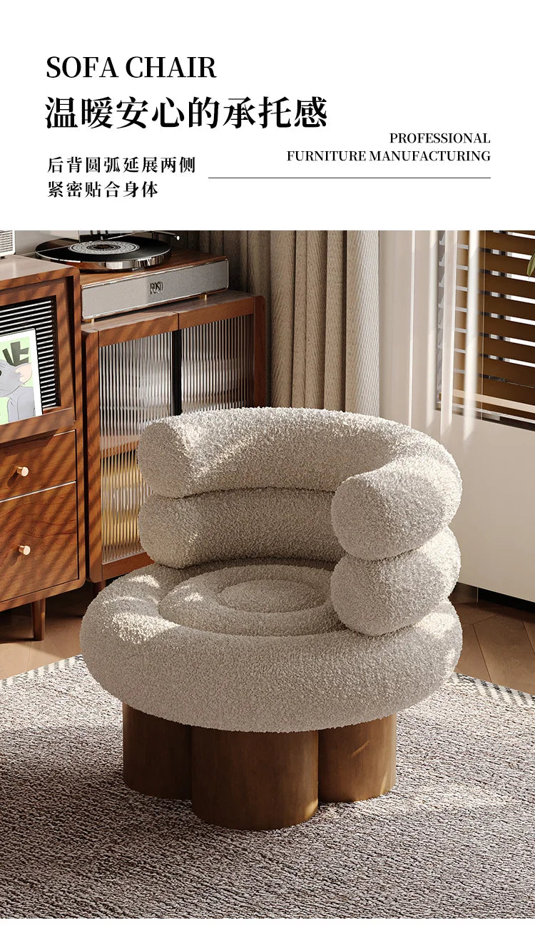 Nordic Lazy Living Room Sofa Luxury Ottoman Teddy Puff Couch Living Room Modern Futon Woonkamerbanken Living Room Furniture