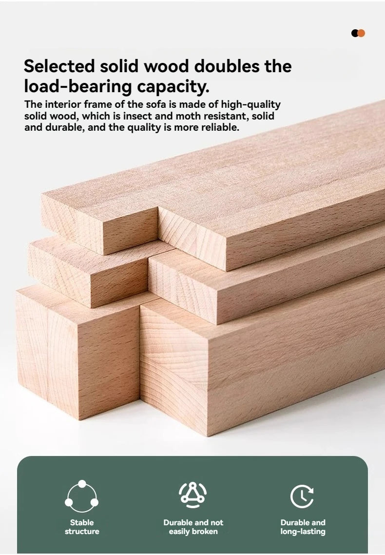 Small Unit Sofa Bed, Foldable Dual-purpose Double Bed, Home Office Nap, Three Person Sofa, Leisure Fabric, Lazy Sofa