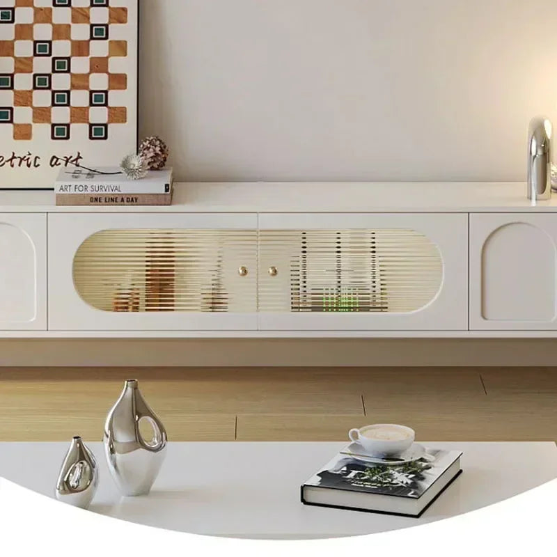 Salon Tv Table Coffee Moderne Design Outdoor Cabinet Tv Stands White Bench Wooden Mobile Tv Furniture Sets