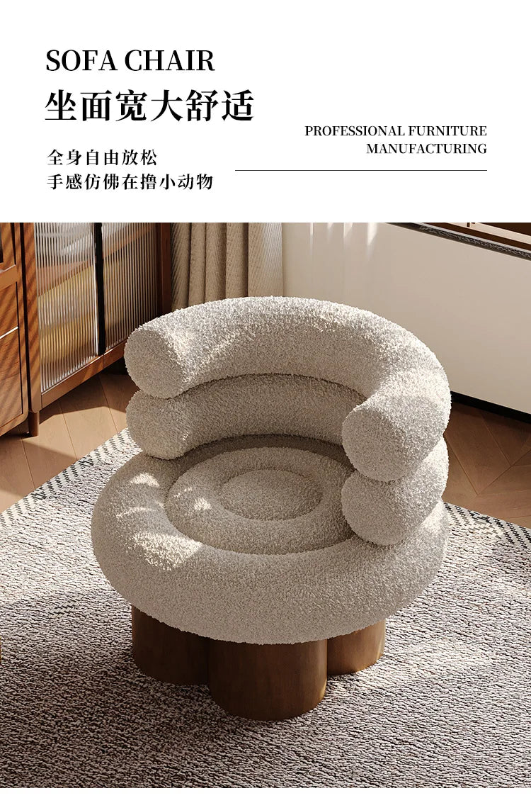 Nordic Lazy Living Room Sofa Luxury Ottoman Teddy Puff Couch Living Room Modern Futon Woonkamerbanken Living Room Furniture