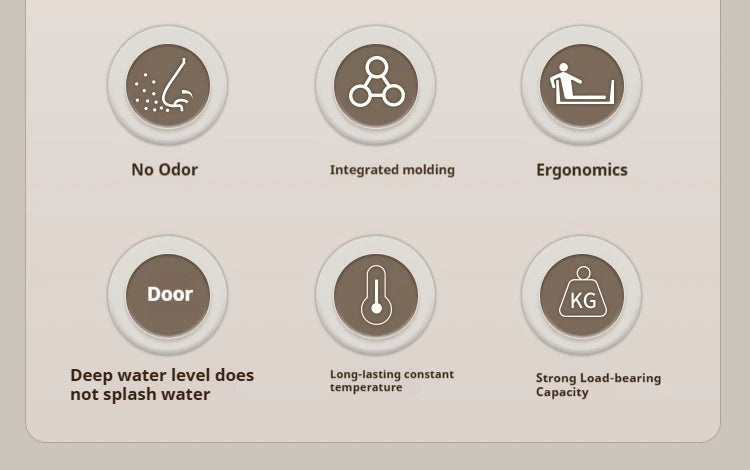 "Luxury Wabi Sabi Stone Texture Bathtub -Handmade One-Piece Artificial Rock Freestanding Tub, Artistic Bath for Home & B&B"