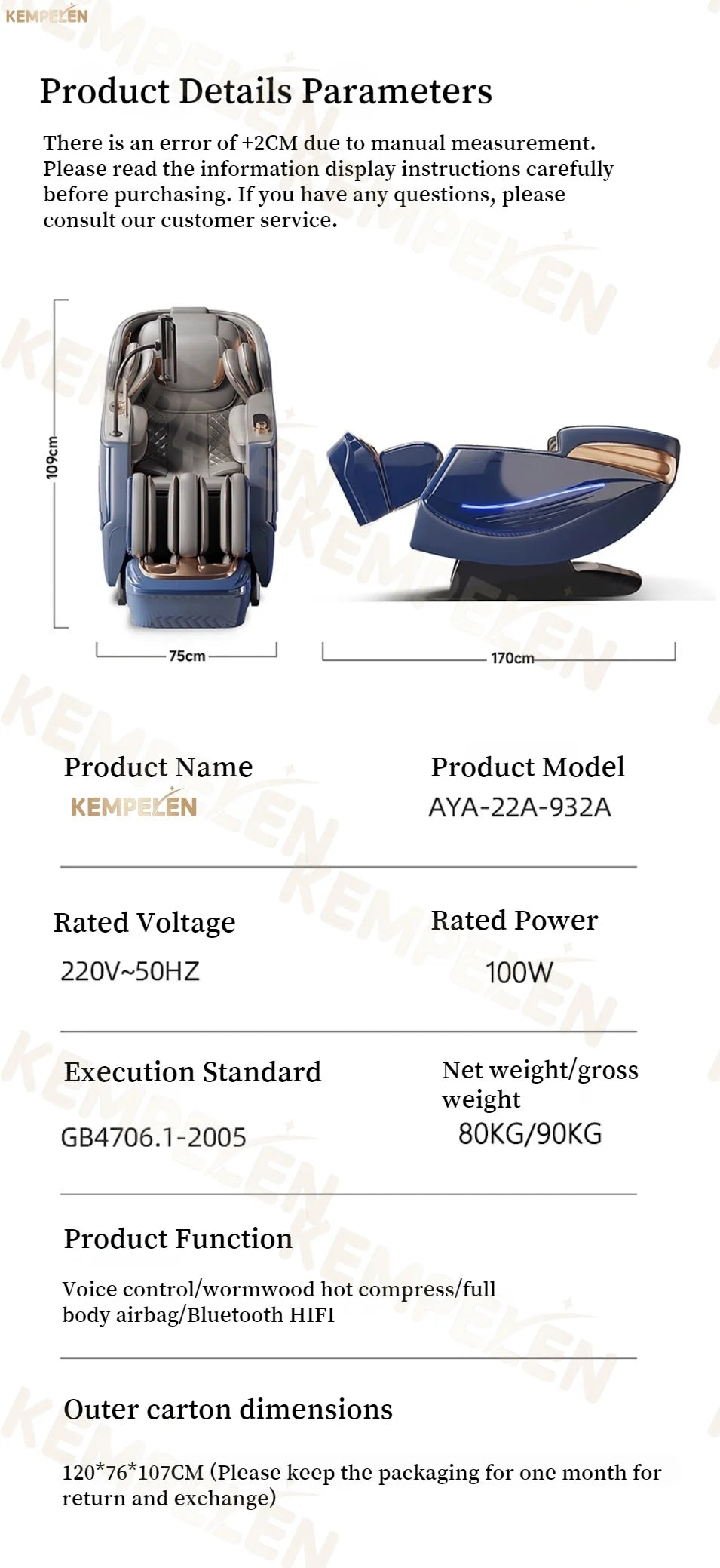 4D Full Body Massage Chair AI Voice Control Zero Gravity Thai Stretch Foot Scraping Blood Oxygen Monitor Home Relaxation