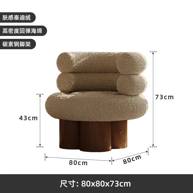 Nordic Lazy Living Room Sofa Luxury Ottoman Teddy Puff Couch Living Room Modern Futon Woonkamerbanken Living Room Furniture