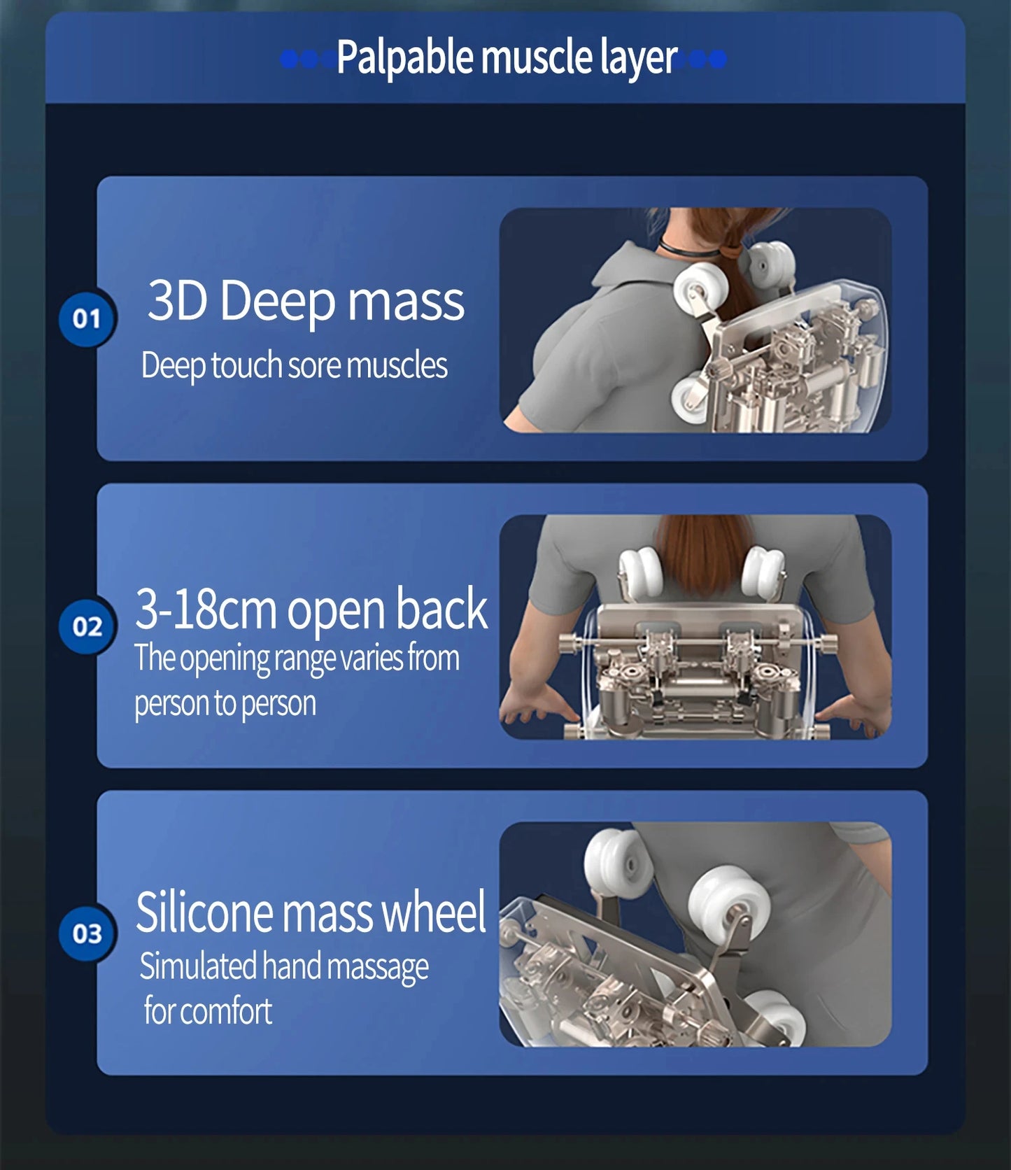 3 Year Warranty UKLife 4D SL-Track Full Body Air Bag Zero Gravity Luxury Electric Massager Chairs For Office Massage Sofa