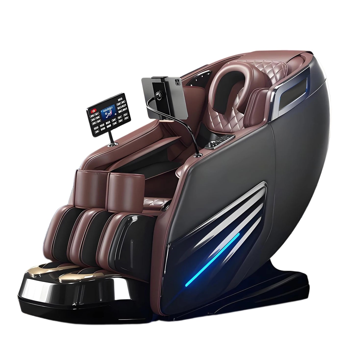 6D Smart Full Body Massage Chair Zero Gravity Relaxing Massage Recliner Chairs with SL-Track Bluetooth Speaker Heating Massage
