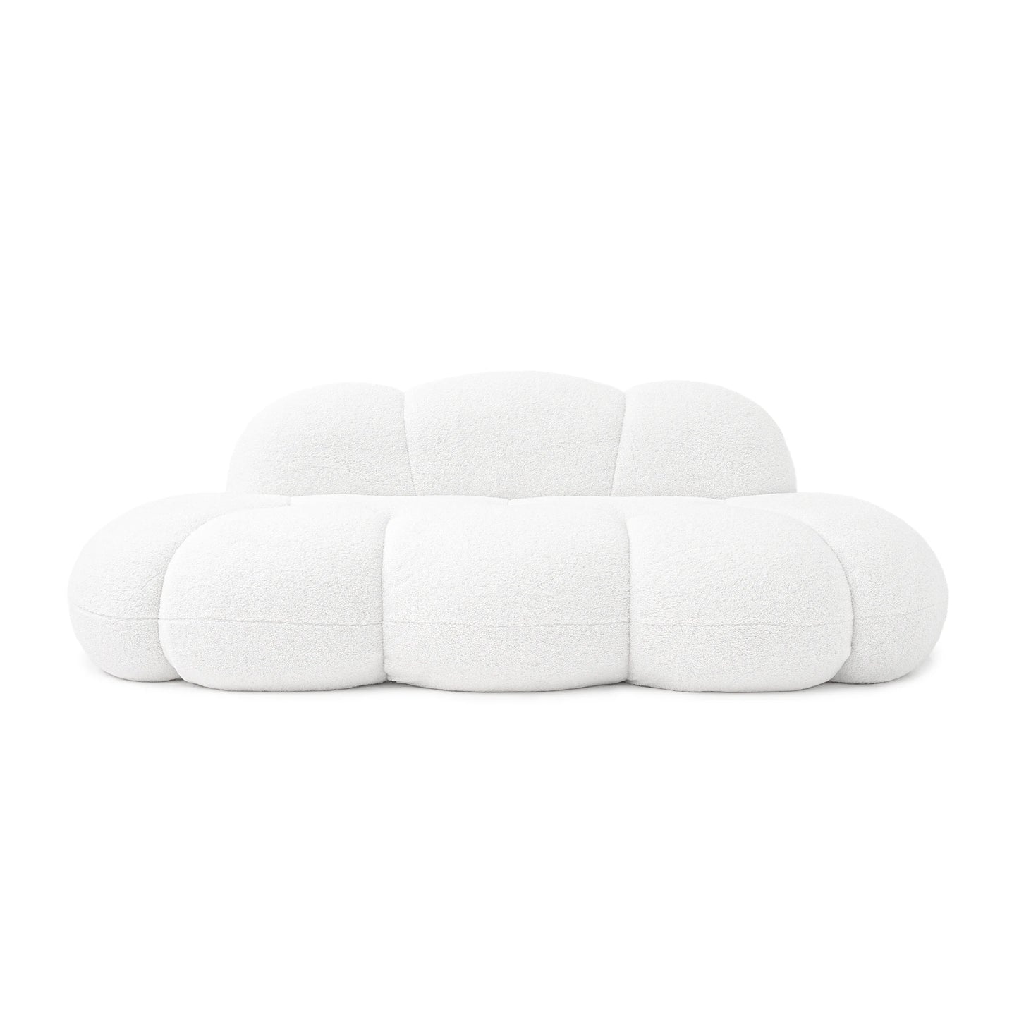 Sdorens Modern Cloud Shaped Couches for Living Room Comfy Upholstered Cloud Shaped Leisure Sofa Couch for Bedroom Apartment