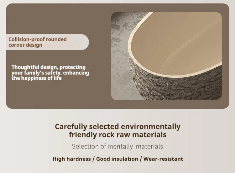 "Luxury Wabi Sabi Stone Texture Bathtub -Handmade One-Piece Artificial Rock Freestanding Tub, Artistic Bath for Home & B&B"