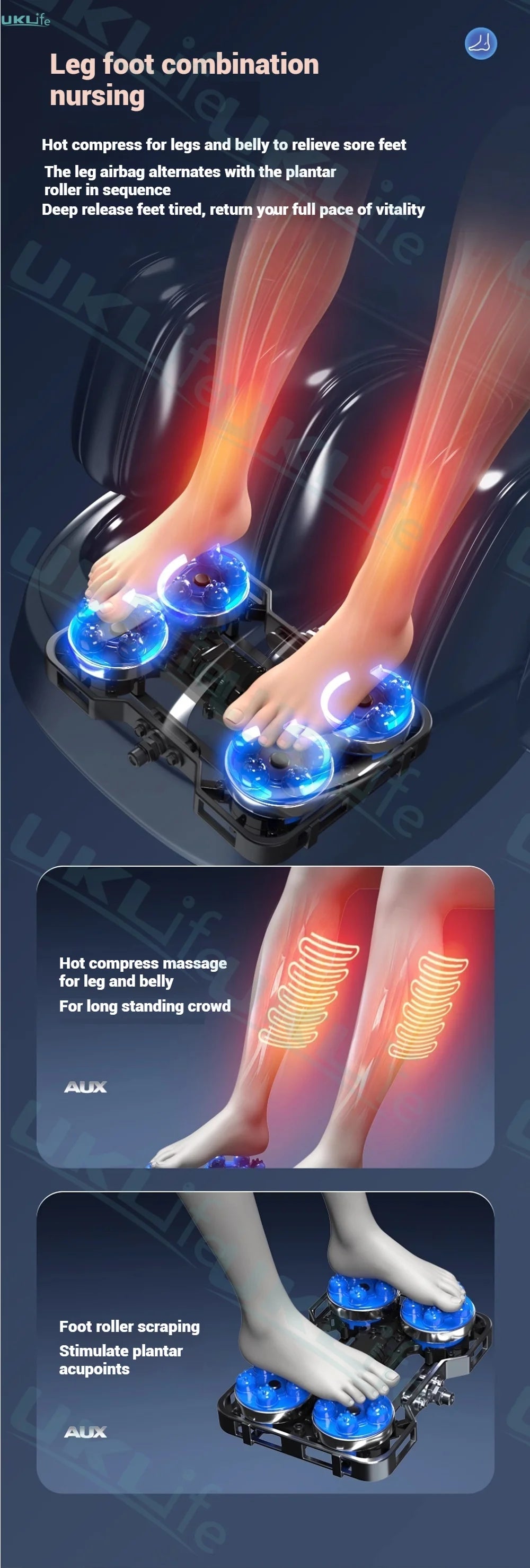 2025 Upgrade 6D Jade Rollers Massage Chair w/ SL-Track & AI Voice Control | Zero Gravity Full Body Airbag + Heating System