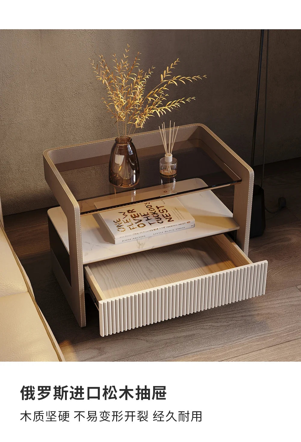 Exquisite Cute Bedside Table Classic Versatile Cozy Minimalist Nightstand Nordic Storage Mesita De Noche Bedroom Furnitures