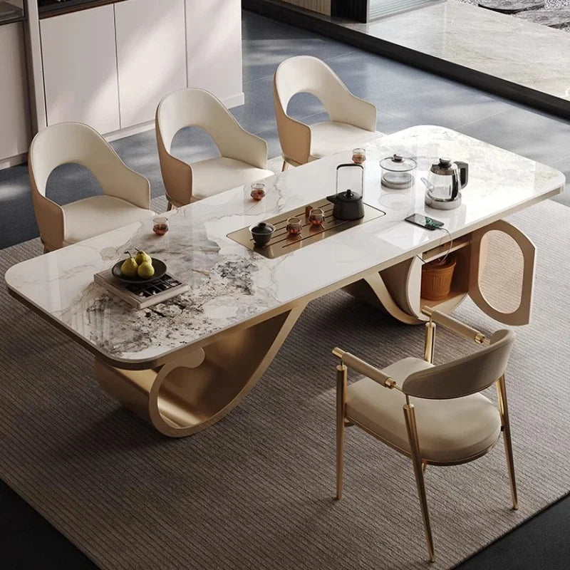 Nordic dining set 4 chairs with table complete room full equipped kitchen table and chairs set kitchen dining small space Modern