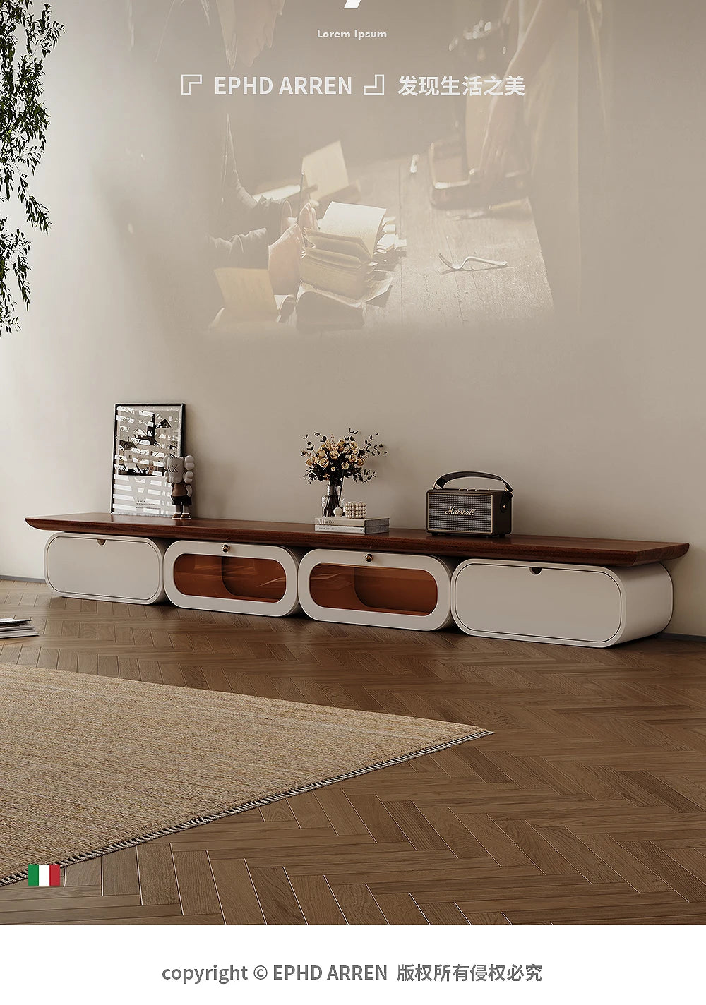 Design Tv Cabinet Furniture Foot Tv Stand Floor House Furniture for Bedroom Television Tables Table Television Salon Live Home