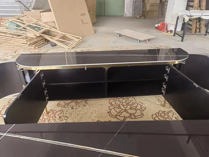 Mueble Tv Stands Home Furniture Cabinet Living Room Tv Stand Display Cabinet Entertainment Mueble Tv Madera Natural Furniture