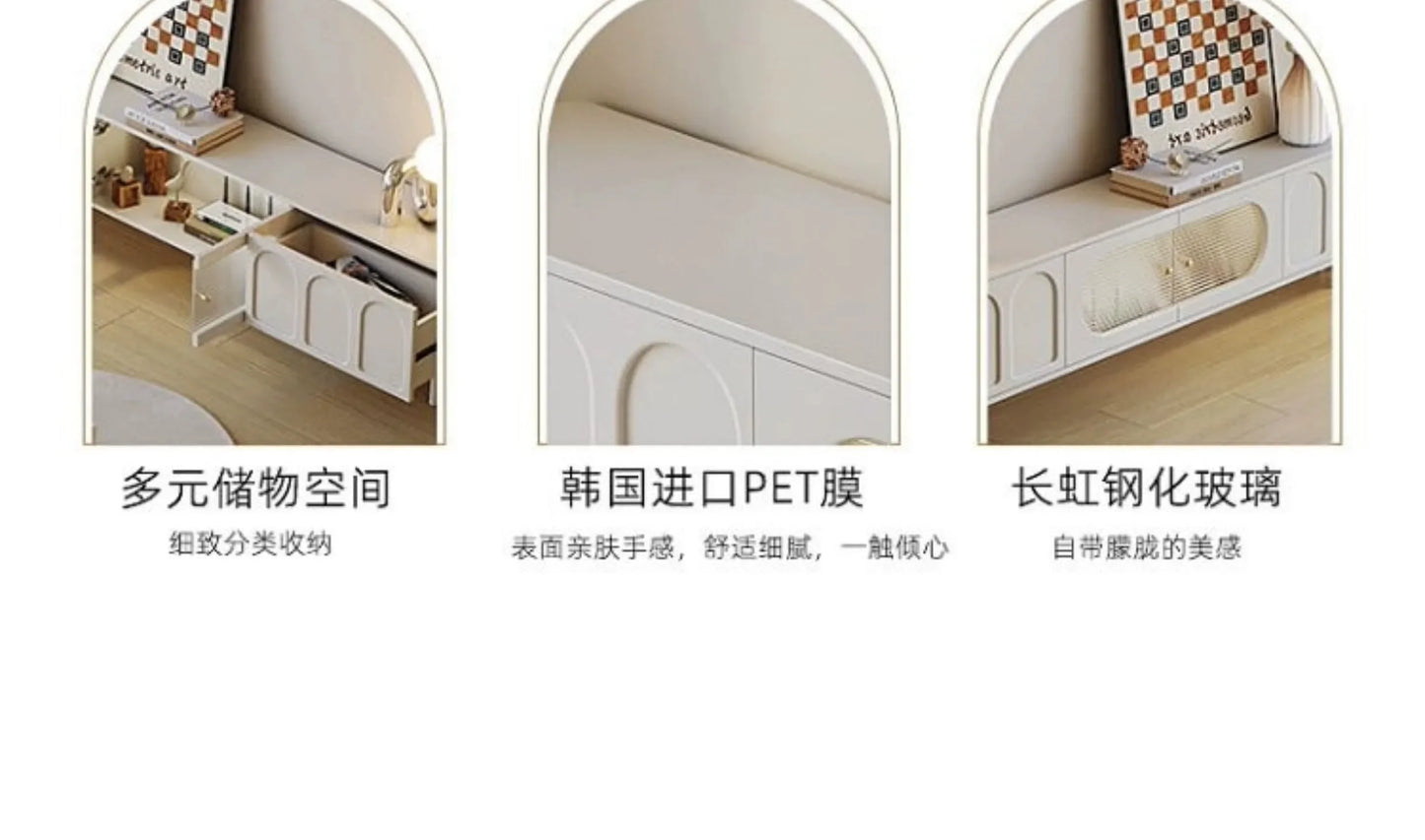 Salon Tv Table Coffee Moderne Design Outdoor Cabinet Tv Stands White Bench Wooden Mobile Tv Furniture Sets