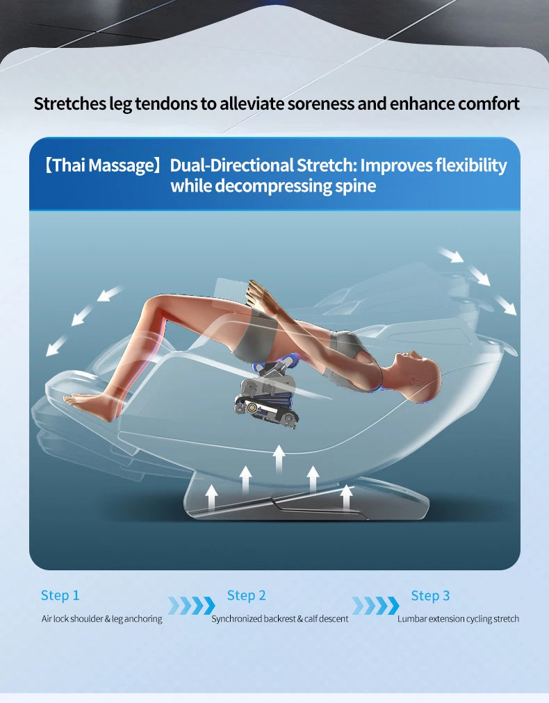 2025 Premium 4D Smart Massage Chair Home Office Use Full-Body Luxury Space Capsule with Multifunction Triple Control Operation‌