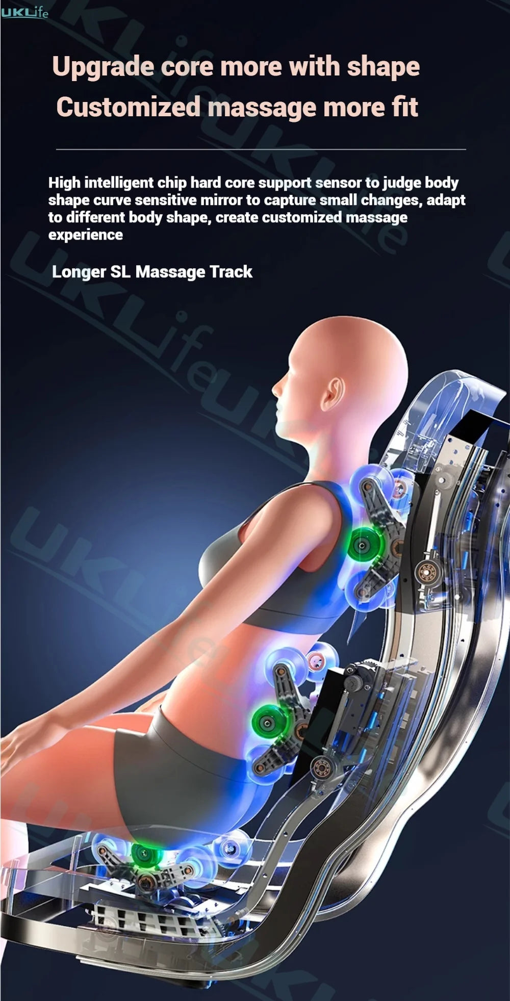 2025 Upgrade 6D Jade Rollers Massage Chair w/ SL-Track & AI Voice Control | Zero Gravity Full Body Airbag + Heating System