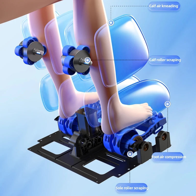 2025 Premium 4D Smart Massage Chair Home Office Use Full-Body Luxury Space Capsule with Multifunction Triple Control Operation‌