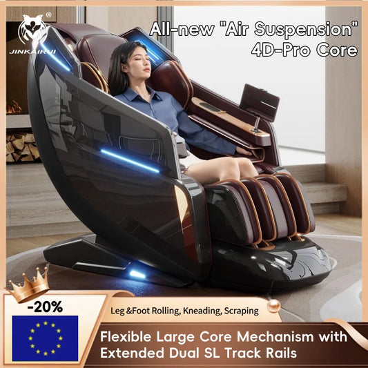2025 Premium 4D Smart Massage Chair Home Office Use Full-Body Luxury Space Capsule with Multifunction Triple Control Operation‌