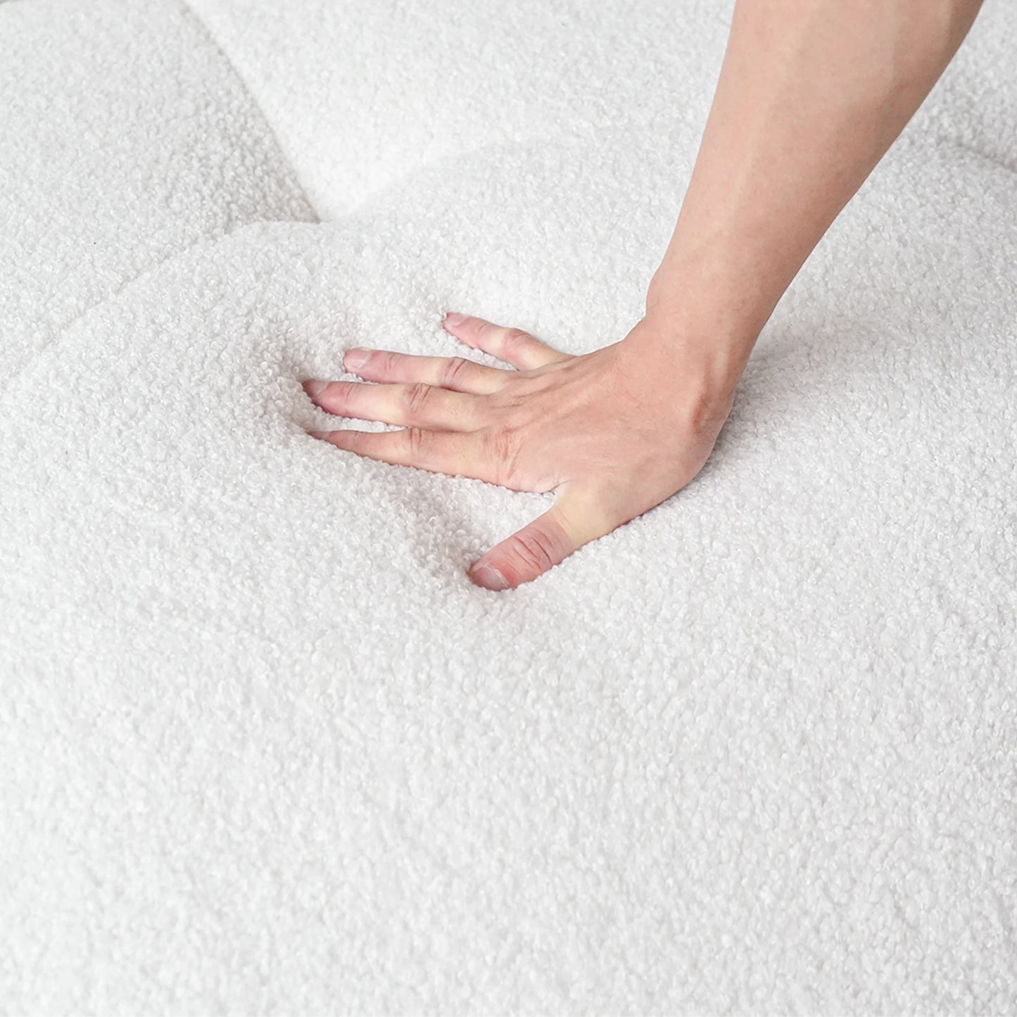 Sdorens Modern Cloud Shaped Couches for Living Room Comfy Upholstered Cloud Shaped Leisure Sofa Couch for Bedroom Apartment