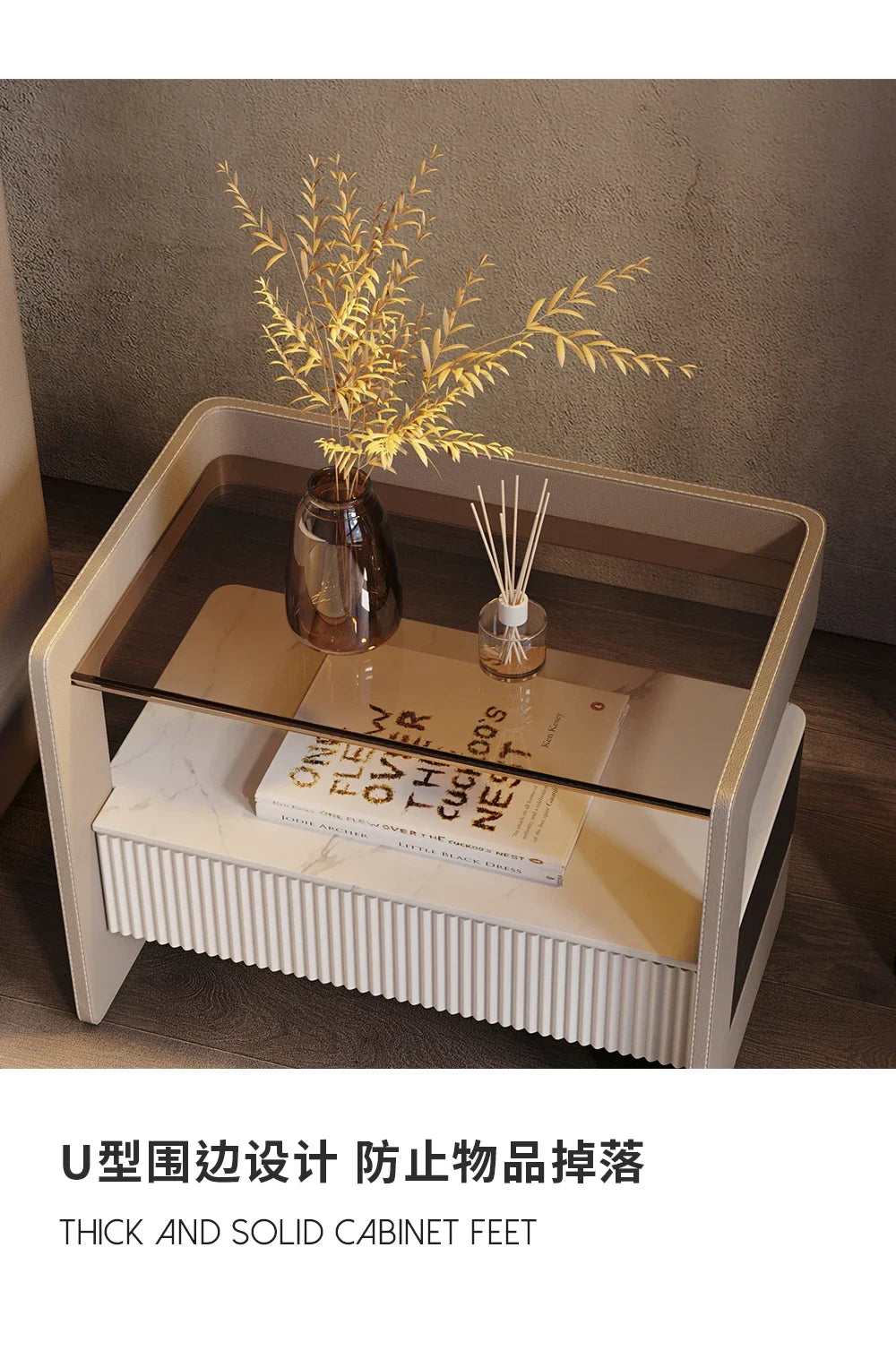 Exquisite Cute Bedside Table Classic Versatile Cozy Minimalist Nightstand Nordic Storage Mesita De Noche Bedroom Furnitures