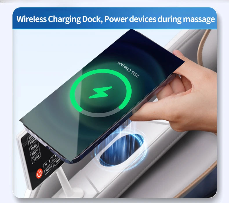 2025 Premium 4D Smart Massage Chair Home Office Use Full-Body Luxury Space Capsule with Multifunction Triple Control Operation‌