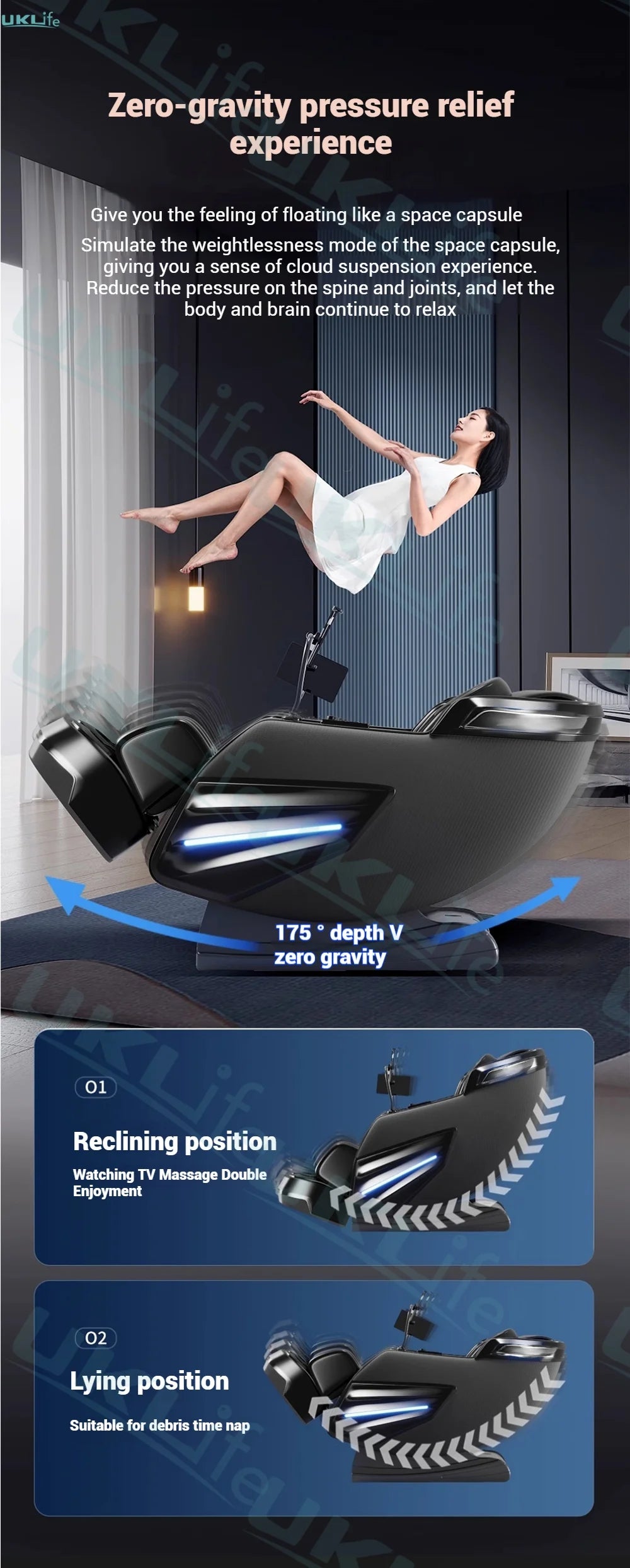 2025 Upgrade 6D Jade Rollers Massage Chair w/ SL-Track & AI Voice Control | Zero Gravity Full Body Airbag + Heating System