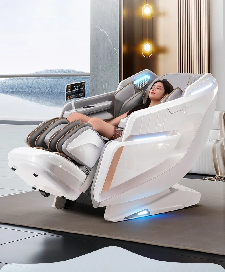 2025 Premium 4D Smart Massage Chair Home Office Use Full-Body Luxury Space Capsule with Multifunction Triple Control Operation‌