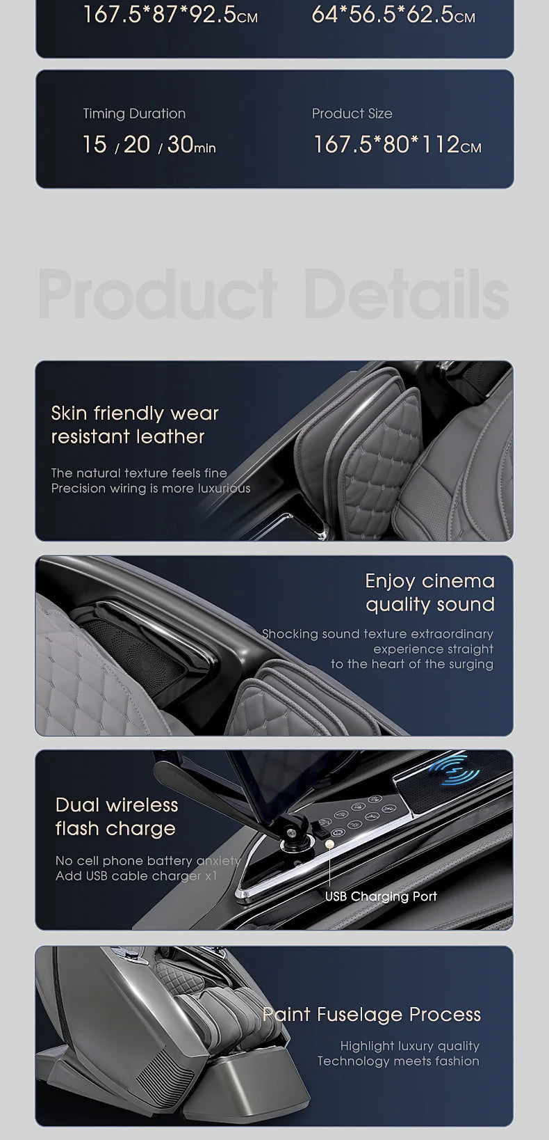 4D Massage Chair, 2025 Full Body Shiatsu Recliner Electric Extendable Footrest, Zero Gravity, SL Track, Deep Yoga Stretch, Foot