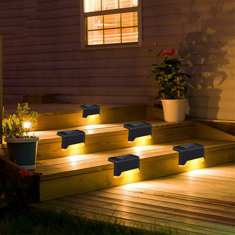 Courtyard stair solar lights