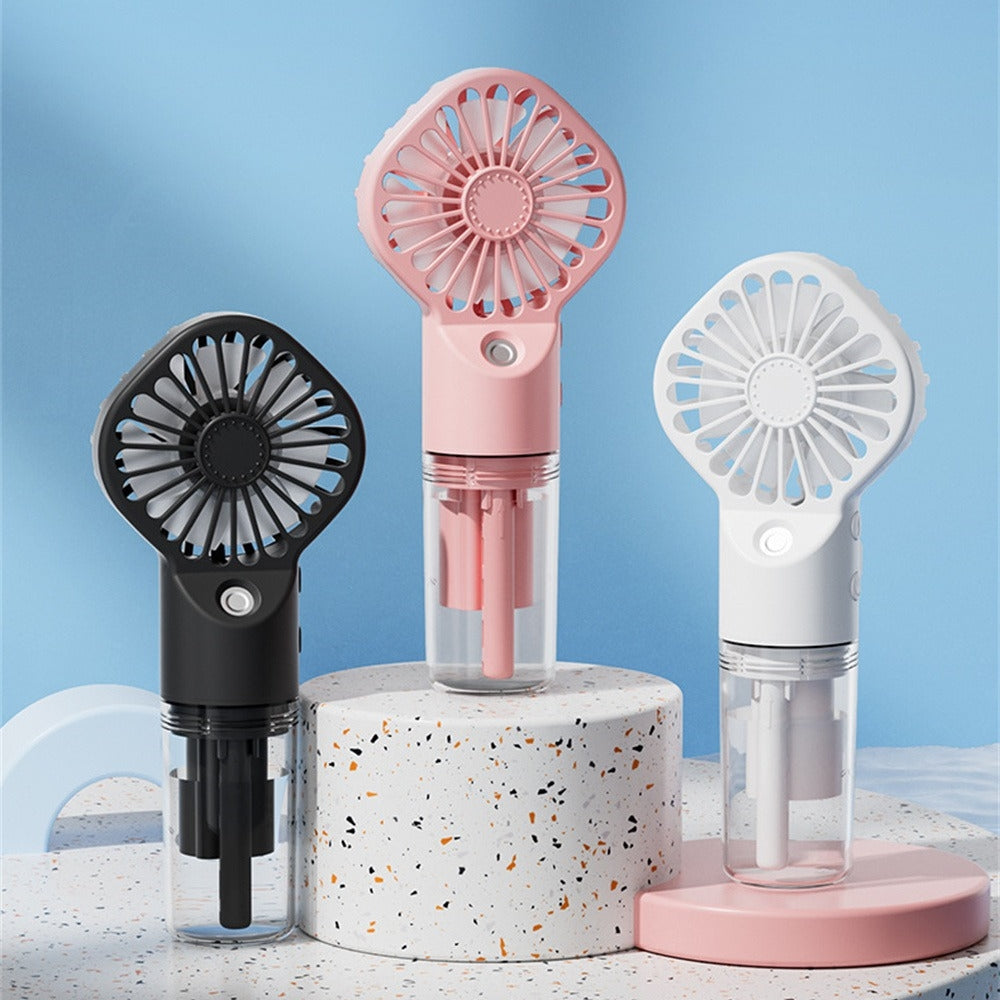 Handheld fan for hot weather